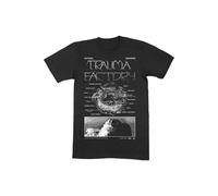 Nothing,Nowhere Men's Trauma Factor V.2 Cotton T-Shirt in Black | Size: Medium Nothing,Nowhere Black M