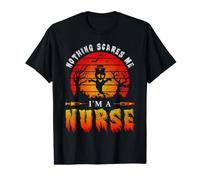 Nothing Scare Me I'm A Nurse Funny Ghost Halloween Costume Value Graphic T-Shirt