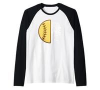 Nothing Scares Me I Coach A Softball Team Softball Coach Raglan Baseball Tee