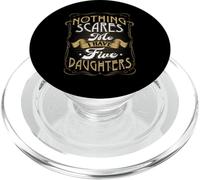 Nothing Scares Me I Have Five Daughters Cant Scare Me Dad PopSockets PopGrip for MagSafe