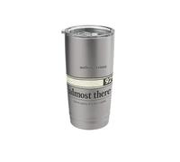 Nothing Serious Almost There Progress Bar Relatable Humor Stainless Steel Insulated Tumbler