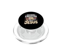 Nothing Sweeter Than Jesus Christian Faith Bible PopSockets PopGrip for MagSafe