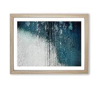 Nothing To Me In Abstract Modern Art Framed Wall Art Print, Ready to Hang Picture for Living Room Bedroom Home Office Décor, Oak A4 (34 x 25 cm)