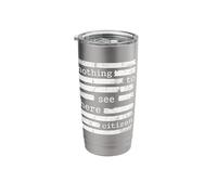 Nothing to See Here Citizen Redacted Dystopian Satire Stainless Steel Insulated Tumbler
