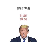 Nothing Trumps My Love For You Greeting Card 125mm x 178mm Including Envelope SB063