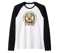 Nothing was Stirring Not Even A Mouse s Christmas Shirt Raglan Baseball Tee