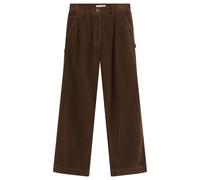 Nothing Written Women's Corduroy Carpenter Pants Dark Brown