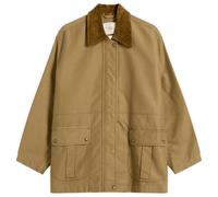 Nothing Written Women's Mole Skin Hunting Cotton Jacket Khaki