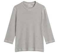 Nothing Written Women's Striped Cotton T-Shirt Black