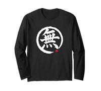 “Nothingness” Japanese Word Character Writing Long Sleeve T-Shirt
