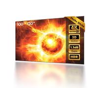 NothingProjector Fixed Frame Screen, Matte White 120 inch, 1.3dB Gain, 4K/8K UHD, Active 3D, 16:9, Wall Mount Anti Daylight for Long Throw/Standard/Ultra Short Throw Projector NothPJ
