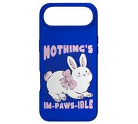 Nothing's Im-Paws-Ible Cute Bunny Rabbit Pun Case for iPhone Air