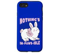 Nothing's Im-Paws-Ible Cute Bunny Rabbit Pun Case for iPhone SE (2020) / 7/8