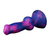 Nothosaur 11.8" [NICOS] Fox Dog Knot Dildo with Suction Cup for Women Men, Fantasy Anal Dildos Anal Plug Erotic Adult Butt Toys, Platinum Silicone Furry Sex Toys, Blue Berry, XL