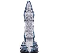Nothosaur Abyss 9“ Fantasy Dildo Tentacle Monster Dildo Realistic Touching with Strong Silicone Suction Cup Anal Plug Prostate Massager Adult Sex Toys Men Women and Couple - Blue