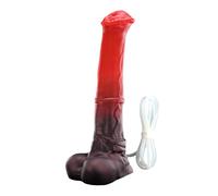 Nothosaur CONOLA with Tube 9.8" Fantasy Dildo, Realistic Long Horse Huge Squirting Animal Silicone Dildo, Powerful Arterial Styling with Strong Suction Cup, Thrusting G-Spot, Anal Sex for Men Women