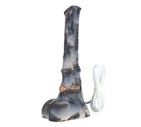 Nothosaur Hunter Jack with Tube 17.3" Realistic Squirting Ejaculating Donkey Dildo Powerful Dynamic Arterial Styling with Strong Suction Cup Animal Dildos Retro Silicone Dildo for Prostate Men Women