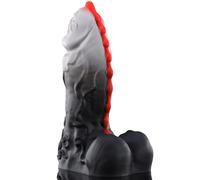 Nothosaur ISSUS 9.06 Inch Fantasy Dildo, Luminous Realistic Monster Dildo with Friction Wave Points with Strong Suction Cup for G-Spot, Prostate, Vagina, Sex Adult Toys for Men Women