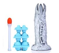 Nothosaur ZERGER 5.7" Fantasy Realistic Ovipositor Dildo Fantasy Monster Dildo Parasitic Birth with Strong Suction Cup G-Spot Adult Sex Toy for Men Women and Couple with Egg Models and Booster -Alien