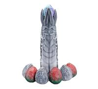 Nothosaur ZERGER 9.2" Fantasy Realistic Ovipositor Dildo Fantasy Monster Dildo Parasitic Birth with Strong Suction Cup G-Spot Adult Sex Toy for Men Women and Couple with Egg Models and Booster -Alien