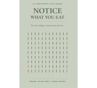 NOTICE WHAT YOU EAT: A 12-Week Mindful Eating Journal & Food Tracker for Building Awareness of Your Eating Patterns | Undated Daily Meal Log | No Calorie Counting Required