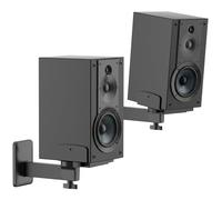 notiela Heavy Duty Speaker Wall Mounts for Sony SS-CS5M2 - Adjustable Dual Side Clamp Speaker Mounts for Sony SS-CS5M2 Home Theater Surround Sound WR Cable Ties Hold Up to 55 LBS