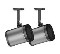 notiela Pair of Angle Adjustable Speaker Wall Mount for Sonos One, One SL, Play 1 Ceiling Mount for Sonos One SL Wall Bracket Black, Support Wall & Ceiling Optional Mounting Ways