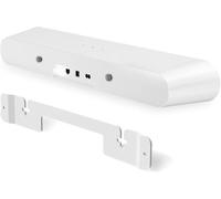 notiela Soundbar Mount for Sonos Ray Wall Mount Bracket Easy to Install Floating Sound Bar Mounts for Sonos Ray Mount Under TV, White