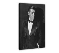 NOTIFE Clark Gable Vintage Fotografie Canvas Poster Wall Art Decor Print Picture Paintings for Living Room Bedroom Decoration 12x18inch(30x45cm)