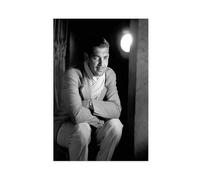 NOTIFE Clark Gable Vintage Fotografie Canvas Poster Wall Art Decor Print Picture Paintings for Living Room Bedroom Decoration 12x18inch(30x45cm)