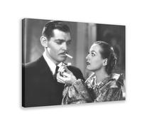 NOTIFE Joan Crawford Und Clark Gable Vintage Fotografie Canvas Poster Wall Art Decor Print Picture Paintings for Living Room Bedroom Decoration 20x30inch(50x75cm)