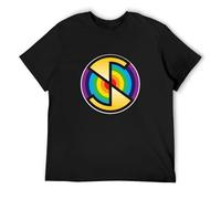 Notifi Captain Scarlet Mysterons Thunderbirds Puppet T-Shirt Graphic Top Printed Shirt Short-Sleeve Tee Mens Black XL