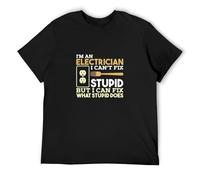 Notifi Funny Electrician T Shirt Im an Electrician T-Shirt Men Black L