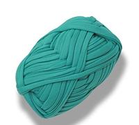 NOTIONSLAND 2Pcs T-Shirt Yarn for Crochet Basket, Fabric Knitting Yarn for Bags, Eyeglass Holder, Glasses Stand Holder, Home Decor - Green Lake