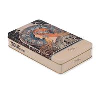 NOTIQUE Nostalgic Art Tin Box with Lid, Biscuit Tin Storage Jar for Small Items - Collection Herbarium (Alfons Mucha - Zodiac)