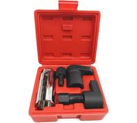 NOTISH 5PCS Automotive O2 Oxygen Sensor Socket Set Wrench Remover Tool and Thread Chaser Tool Set