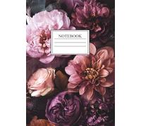 Notizbuch A5 Blumen Design - Soft Peonies: Floral gestaltetes Notizbuch DIN A5 - liniert mit 100 Seiten