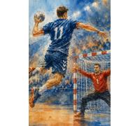 Notizbuch A5 Hardcover Dotted: 139 Seiten | Minimalistisches Design | Notizen | Journal | Schreibheft | Tagebuch | Skizzenbuch | Kladde | Handball-Cover