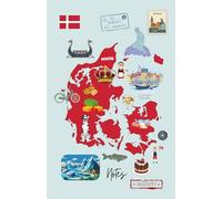 Notizbuch Dänemark: Notebook Denmark / lined, 100 pages / Travel Journal to Denmark / liniert, 100 Seiten/ ideal als Reisetagebuch, Notizheft, Schreibheft, Ideenbuch