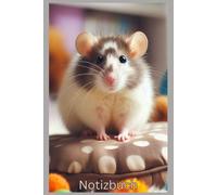 Notizbuch Farbratte, Buch: Das perfekte Geschenk f. Farbratten Liebhaber & Fans, m. Rattenmotiv, Ratten Mom,Dad: Tagebuch, Journal, Taschenbuch, ... Deko,Damen,Herren
