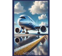 Notizbuch Flugzeug, Buch: Das perfekte Geschenk für Natur Liebhaber & Fans, m. Flugzeug Motiv, Gadgets Liniert: Kalender, Notizblock, Taschenbuch, ... Airplane Accessoires,Decor,Deko,Erwachsene