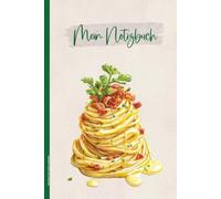 Notizbuch für Pasta Liebhaber: Notizheft A5 Dot Grid als Tagebuch Rezeptbuch und Journal mit Spaghetti Carbonara Motiv cooles Geschenk für Nudel Fans und Pasta Liebhaber Geschenkidee zum Geburtstag