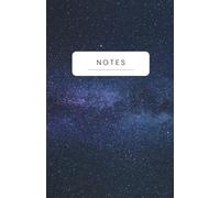 Notizbuch gepunktet Weltall - "Notes" Universum Sterne Design - Dot Grid Journal A5 (5.5x8.5 Zoll) - Softcover Glänzend - Astronomie & Astrologie ... Greif nach den Sternen für deine Gedanken.
