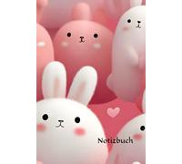 Notizbuch: Hasen Notizbuch | 6x9 Zoll DIN A5 | 100 Seiten liniert | Hase Notizheft | Kaninchen Tagebuch | Häschen Schreibheft | Osterhase Geschenk