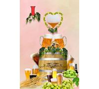 Notizbuch I Love Bier Bockbier Weißbier Pils Liebhaber Geschenkidee für Hobbybrauer Erinnerung an eine Bierverkostung Brauerei Bierfeste Biergarten ... Märzen Braumeister Bierliebhaber 04D25