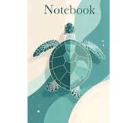 Notizbuch mit Meeresschildkröte Design - Minimalistisch & beruhigend: Mit Schildkrötenmotiv - Ideal für Naturliebhaber, Tagebuch oder Notizen