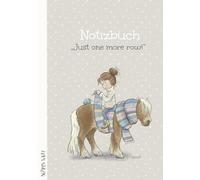 Notizbuch Pferd Seppiswelt "Just one more row!": Journal, Notizbuch, Tagebuch Pferd Pony I120 gepunktete Seiten I DinA5 I Softcover