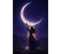 Notizbuch Wicca im Schein des Mondes: Schreibheft für Ideen, Träume, magische Momente im Alltag, Inspiration und Achtsamkeit