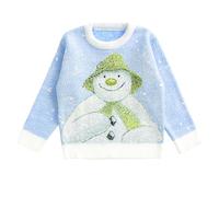 notjust Raymond Briggs' The Snowman Kids Christmas Jumper, Funny Xmas Jumper for Girls & Boys (UK, Age 7-8 Years)