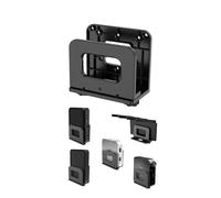 NOTMBESTM Adjustable Wall Mount Shelf for Mini pc, WiFi Router, Modem, Universal Cable Box Mount Fit for Mac mini, TV Box, Media Players and Other Devices with Thickness Up to 65 mm (Black)